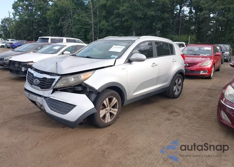 2011 Kia Sportage Lx из США, поврежденный, VIN KNDPBCA27B7023876